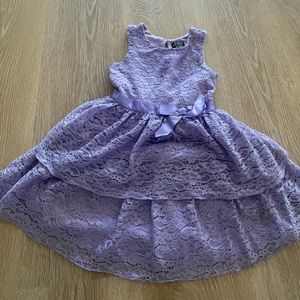 Purple girls dress